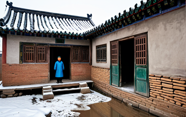 Northern China Traditional Home**

"A traditional Chinese home in Northern China, thick mud brick walls, fully clothed people inside, modest clothing, safe for work, snowy landscape, appropriate content, perfect anatomy, natural proportions, professional photography, family-friendly."

**