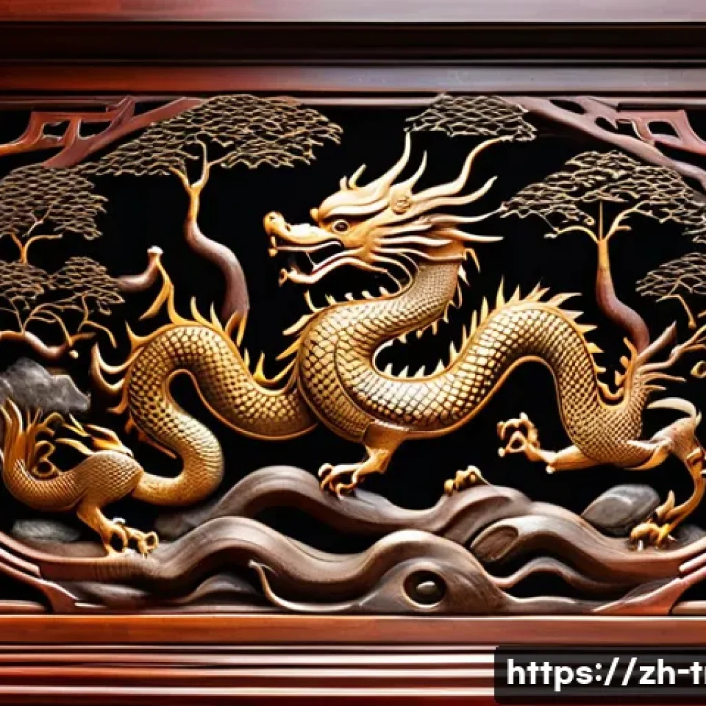 전통주택의 창문 스타일 - A traditional Chinese carved wooden window panel made from rich hardwood like nanmu or rosewood, fea...
