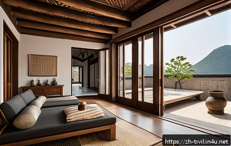 전통주택의 유산 보호 - A beautifully restored traditional Chinese courtyard house (siheyuan) blending classic architectural...